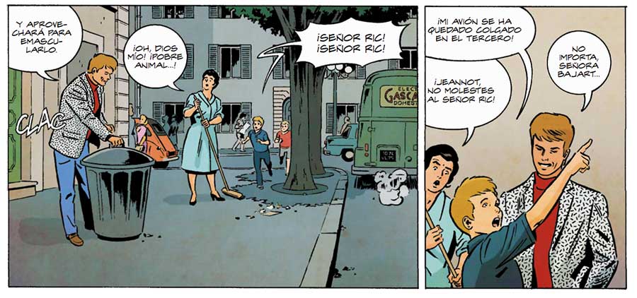 Interior de Las nuevas aventuras de Ric Hochet