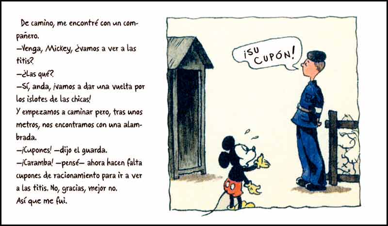 Mickey en el campo de Gurs