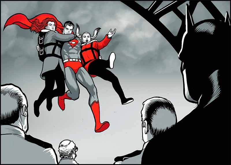 Harley Quinn: Black + White + Redder
