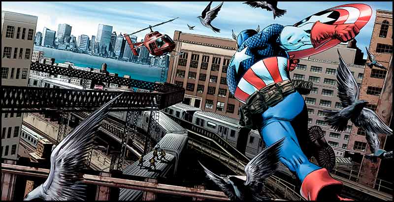 Marvel Saga Capitán América 1: Fuera del tiempo.