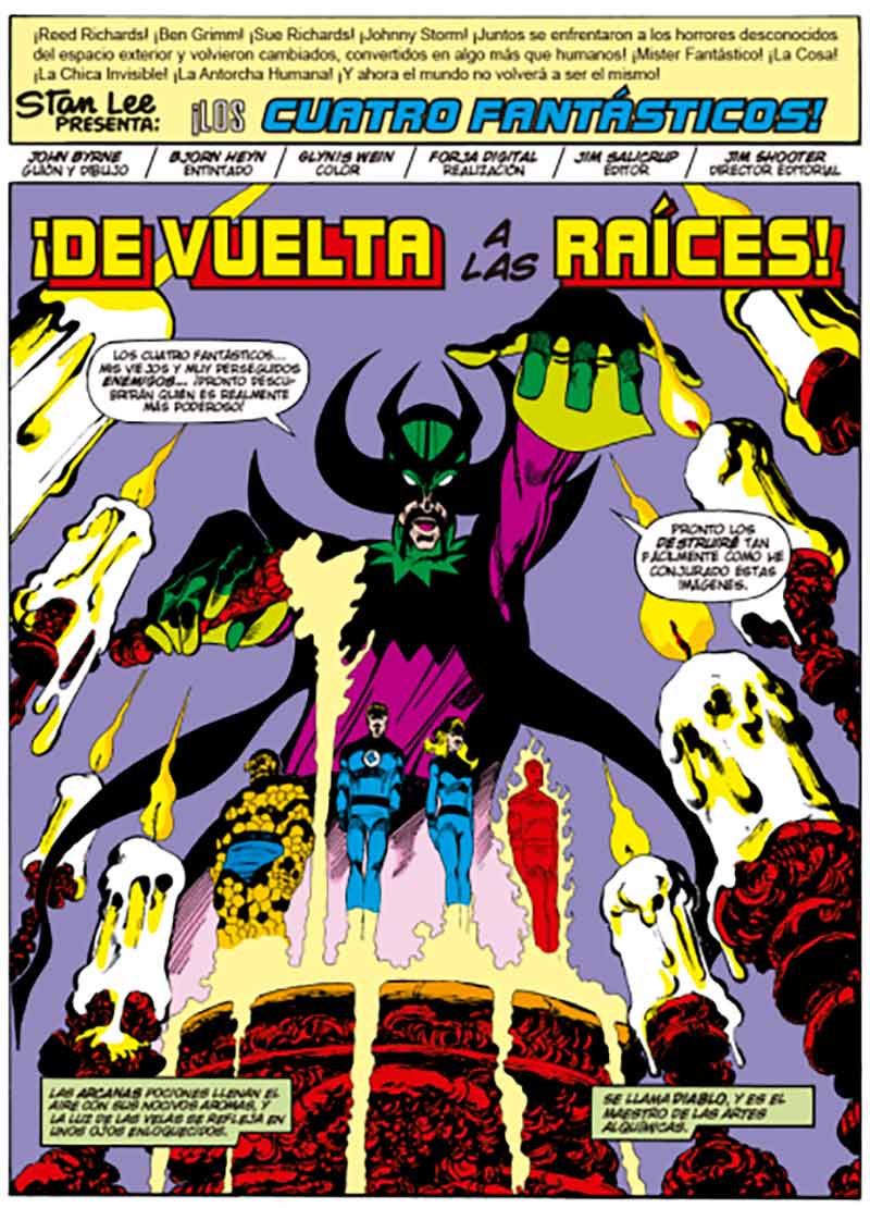 Los Cuatro Fantásticos de John Byrne 1 de 7