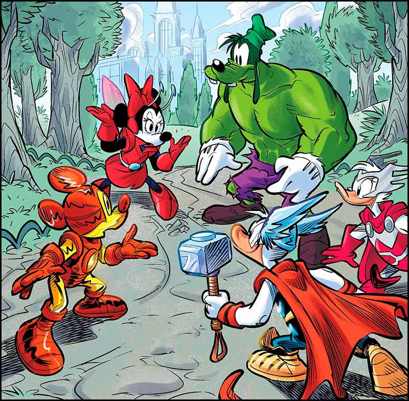 What If ¿Y si Mickey y sus amigos fueran Los 4 Fantásticos? Y otras historias