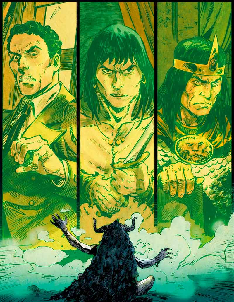 Conan el Bárbaro 15 y 16: El Azote de la serpiente